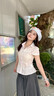 LZJV貝雷帽女春夏2025新款日系可愛(ài)云朵蝴蝶結(jié)花朵蓓蕾透氣八角畫(huà)家帽 天藍(lán)色(可調(diào)節(jié)) 曬單實(shí)拍圖