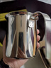 柏尼森打奶泡器杯機壺家用拉花小型手持咖啡花式雙層不銹鋼加厚手動(dòng)工具 不銹鋼雙層奶泡器400ml 曬單實(shí)拍圖