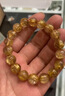 侗秘天然金發(fā)晶原石手串女巴西鈦晶招財(cái)手鏈男女同款送老婆節(jié)日禮物 11mm珠徑【金發(fā)晶祝愿暴富】 曬單實(shí)拍圖