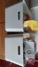 懶角落收納箱桌面收納盒子衣物收納筐廚房零食雜物玩具搬家整理籃加大號 曬單實(shí)拍圖