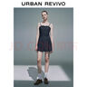 UR2025夏季新款女裝時(shí)尚修身顯瘦吊帶牛仔連衣裙UYY850114 靛藍(lán) M 曬單實(shí)拍圖