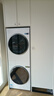 美的（Midea）洗烘套裝10KG滾筒洗衣機+變頻熱泵烘干機【清風明月2.0洗烘塔】1.15洗凈比海鹽白以舊換新 海鹽白|MGH20AIR-W 曬單實拍圖