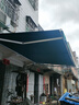 弋思云電動(dòng)收縮遮陽篷陽臺(tái)戶外蓬布庭院門面遮雨棚遮陽棚伸縮式折疊雨棚 靠墻3.5米伸縮1.5米 曬單實(shí)拍圖