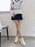 星期六（St&Sat）品牌真皮厚底小白鞋女2025秋季新款百搭板鞋透氣學(xué)生運(yùn)動(dòng)休閑女鞋 黑白熊貓色 37 曬單實(shí)拍圖