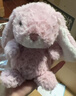 Jellycat粉色郁金香甜美小兔公仔動(dòng)物毛絨玩偶送禮娃娃生日新婚禮物 粉色 One Size 曬單實(shí)拍圖