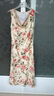 Fabrique玫瑰印花桑蠶絲蕩領(lǐng)無袖連衣裙2025夏季新品 花色 S /P 曬單實拍圖