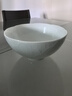 景德鎮(zhèn)（jdz）官方高溫陶瓷碗盤餐具組合無鉛純色高顏值吃飯碗碟喬遷之喜搬家 影青-4.5英寸飯碗*2 曬單實拍圖