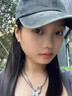 芯奢純銀999足銀花朵耳扣女小眾設(shè)計(jì)高級(jí)感耳環(huán)圈2025年新款潮耳飾 通體999足銀花朵耳扣白色-1對(duì) 曬單實(shí)拍圖
