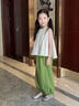 G.DUCKKIDS小黃鴨女童套裝夏季2025新款洋氣女孩寶寶夏款兩件套兒童夏裝無袖 兩件套 120 (建議105-115cm 4-5.2周歲) 曬單實(shí)拍圖