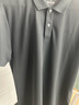 特步爸爸款休閑polo衫官方正品速干透氣運動(dòng)上衣男 0347鋼鐵灰 XL 曬單實(shí)拍圖