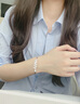 中國黃金（CHINA GOLD）麥穗鈴鐺足銀手鐲女時尚推拉銀鐲子飾品情人節(jié)生日禮物送女友老婆 【今/次日達】麥穗鈴鐺手鐲 20±1g 曬單實拍圖