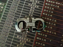 原版菲拉男士格慕皮帶腰帶五金鈦鋼適用8字皮帶扣頭3.5 3.8 亮面槍色 曬單實拍圖