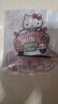 電動車夜間反光貼hellokitty凱蒂貓卡通個性劃痕遮擋自行車配件 凱蒂貓【一路平安】1個 曬單實拍圖