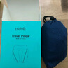 易旅Etravel 充氣U型枕 按壓式自動(dòng)充氣護(hù)頸枕便攜旅行U形枕飛機(jī)午睡頭枕脖子U型枕靠枕 炫酷黑(套裝） 曬單實(shí)拍圖