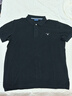 GANT/甘特【100%棉】夏男士休閑時(shí)尚印花logo翻領(lǐng)短袖T恤POLO衫 5黑色 L 曬單實(shí)拍圖