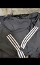 adidas經(jīng)典三條紋運動(dòng)連帽夾克外套男女秋季阿迪達斯三葉草 黑色   2XL 曬單實(shí)拍圖