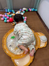 元大眠兒童拍拍水墊寶寶學(xué)爬行訓練墊玩具加厚家用夏季嬰幼兒充氣爬爬墊 80CM蜜熊 按壓充氣 加厚60%防漏 曬單實(shí)拍圖