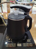 科樸防燙黑色全自動(dòng)上水電熱水壺電茶爐燒水壺保溫茶具茶杯消毒 1.2L 37*20黑色防燙款 曬單實(shí)拍圖