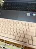 珂芝i75矮軸辦公游戲機械鍵盤輕薄便攜鋁合金邊框三模連接無線藍牙2.4G全鍵無沖熱插拔 桃天粉-白雨軸-三模-多功能旋鈕 曬單實拍圖