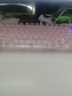 狼蛛（AULA）F-NB98透明三?？椭苹咄笝C械鍵盤gasket結構無線/藍牙/有線全鍵熱插拔游戲辦公鍵盤 NB98粉透-雪煙軸【三模/RGB】 曬單實拍圖