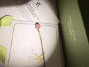 卡碧梵KABIFAN法國(guó)品牌粉水晶項(xiàng)鏈女手串瑪瑙七夕情人節(jié)生日禮物送女友 粉晶如夢(mèng)水晶項(xiàng)鏈【品牌禮盒】 曬單實(shí)拍圖