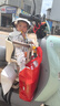 小傘電動(dòng)車兒童座椅前置電瓶摩托車坐椅電車通用安全寶寶嬰兒小孩坐凳 全包圍【米白+坐墊】升降減震 捆綁式 8個(gè)月-3歲 曬單實(shí)拍圖
