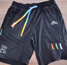 NASA MARVEL短褲男夏季五分褲休閑中褲運動(dòng)彈力寬松潮流情侶款 黑色 2XL 曬單實(shí)拍圖