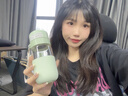 西多米一鍵開(kāi)蓋玻璃杯水杯女士茶水分離杯便攜高顏值學(xué)生耐高溫泡茶杯 曬單實(shí)拍圖