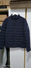 諾帝卡（NAUTICA）【商場(chǎng)同款】男裝秋冬新款防輕濺水保暖絎線(xiàn)立領(lǐng)羽絨服男JO4316 藏青4NV M 曬單實(shí)拍圖