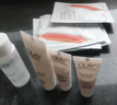 玉蘭油（OLAY）小白瓶護(hù)膚品套裝美白水乳禮盒煙酰胺淡斑補(bǔ)水保濕化妝品送禮物 旅行潔面水乳霜四件套 曬單實(shí)拍圖