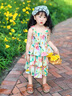 G.DUCKKIDS小黃鴨女童吊帶裙夏季2025新款兒童連衣裙薄款公主裙女寶寶碎花裙 碎花連衣裙 120 (建議105-115cm 4-5.2周歲) 曬單實(shí)拍圖