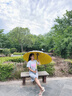 愛上雨24骨雨傘長柄防水套超大多人自動(dòng)加大加固加厚結(jié)實(shí)抗風(fēng)暴雨專用傘 【黑膠防曬】16骨防水套-活力黃 曬單實(shí)拍圖