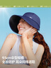蕉下（beneunder）遮陽(yáng)帽女棒球帽子男大帽檐防曬帽全臉遮陽(yáng)鴨舌帽太陽(yáng)帽防紫外線黑 曬單實(shí)拍圖