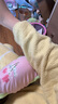Q21兒童親子家居服套裝春秋冬季半邊絨男女童睡衣保暖小童寶寶 阿嘟奶黃-兒童款 120 曬單實拍圖