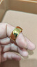 喜緣祥珠寶足金999光圈光面天元黃金戒指時(shí)尚百搭情侶軒轅戒指七夕禮物 金重20.56g 曬單實(shí)拍圖