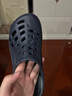 迪卡儂（DECATHLON）游泳男士涼鞋沙灘洞洞鞋外穿快干NABD2027998深藍色網格款40碼 曬單實拍圖
