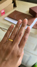 周生生永系列 足金款同行黃金戒指 情侶款對戒求婚結婚 78208R計價(jià) 10圈 - 3.42克(含工費100元) 曬單實(shí)拍圖