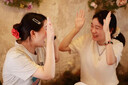 皓娥 學(xué)院風(fēng)麻花針織短袖女刺繡T恤2025春夏顯瘦奶系溫柔風(fēng)上衣百搭 【白色均碼】 建議:110斤內(nèi) 曬單實拍圖