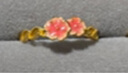 周六福桃花古法黃金戒指女足金生日禮物計(jì)價(jià)A0113199活口14號(hào)約2.38g 曬單實(shí)拍圖