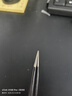 得力（deli）不銹鋼尖頭鑷子直鑷精密維修小工具廚房拔毛夾子涂層加硬長(cháng)140mm 曬單實(shí)拍圖