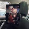 SMVP德國車(chē)載平板支架后排ipad支撐后座椅頭枕固定手機汽車(chē)用配件折疊 基礎固定伸縮款-黑色 曬單實(shí)拍圖