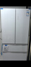 HITACHI 508L大容量法式四門玻璃板靈活變溫超薄零嵌8520 HRFN8520ESGWCN（月光白） 月光白 曬單實拍圖