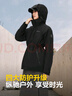 波司登（BOSIDENG）【反季】冬季羽絨服鵝絨女款短款連帽新國標(biāo)90絨商場同款寬松外套 黑色8056 XL 175/96A 曬單實拍圖