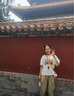 歐穎慕女童夏季套裝新款女童夏裝兩件套女孩衣服洋氣兒童短袖套裝韓版 卡其色兩件套 160 碼（建議身高150-160cm） 曬單實拍圖