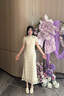 泰勒馬丁香檳色新娘旗袍敬酒服2025新款新中式結(jié)婚訂婚領(lǐng)證登記婚禮服 QP02 L 曬單實(shí)拍圖