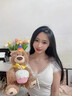夢(mèng)泡生日小熊會(huì)唱歌的小熊兒童玩具錄音小熊七夕節(jié)送女友禮物毛絨玩偶 充電遙控生日小熊【燈帶禮袋包裝 曬單實(shí)拍圖