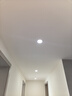 雷士（NVC）LED筒燈嵌入式三色可調(diào)筒射燈客廳天花燈走廊過(guò)道燈背景牛眼燈 鋁材Ra90-漆白6瓦三色-孔75-85mm 曬單實(shí)拍圖