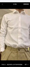 凡客誠品（VANCL）凡客長袖襯衫男水洗牛津紡商務(wù)休閑經(jīng)典舒適襯衫 白色 41 XL 建議拍大一碼 曬單實拍圖