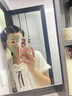 JIOESC睡衣女士夏季短袖褲新款甜美可愛公主風(fēng)學(xué)生寬松大碼家居服兩件套 方領(lǐng)花邊 杏白色 M 【80-100斤】 曬單實(shí)拍圖