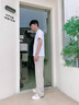 仕步凡 SIGOFAD冰絲褲男夏季2025新款寬松直筒潮牌運動(dòng)男褲冰絲薄款男生長(cháng)褲男 黑色+深灰色 XL 曬單實(shí)拍圖